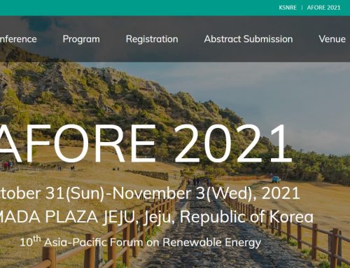 Ази, Номхон далайн бүсийн сэргээгдэх эрчим хүчний 10 дахь форум (AFORE 2021)